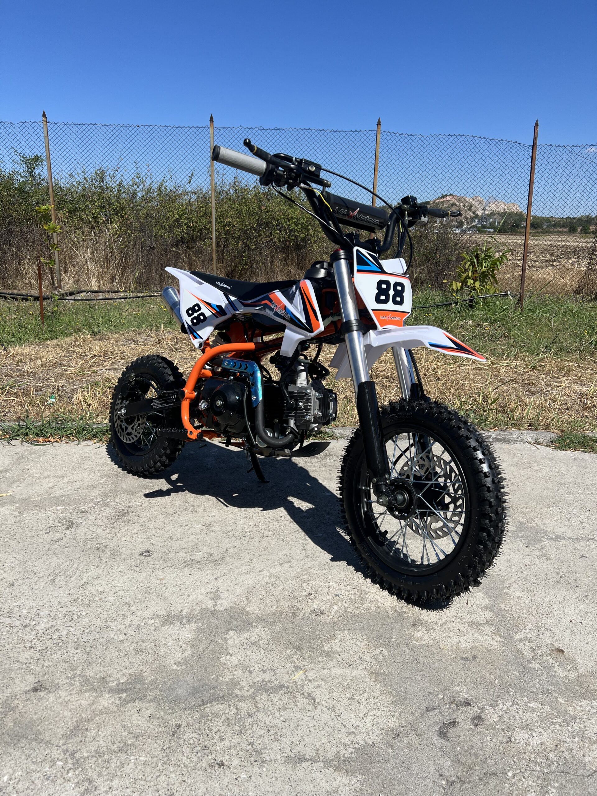 Бензинов кросов мотор MaxMotors 90 кубика, с ел. стартер Orange 3 Бензинов кросов мотор MaxMotors 90 кубика, с ел. стартер Orange - Image 3